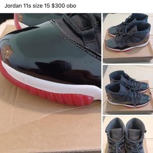 Retro Jordan’s size 15